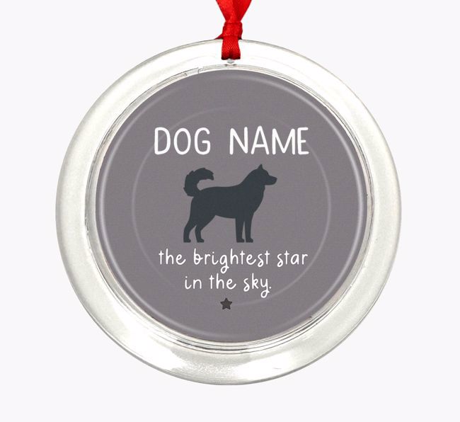 Brightest Star: Personalized {breedFullName} Christmas Decoration